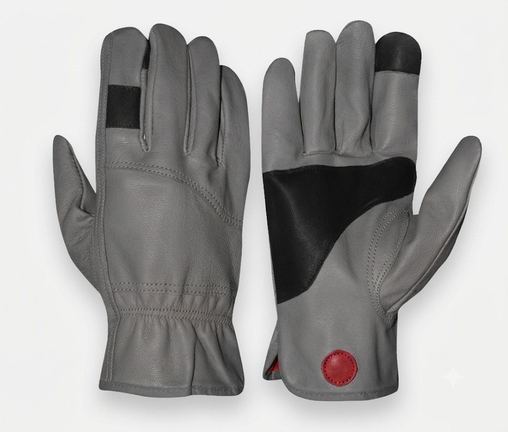 Leather driver gloves